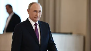 | Photo: AP : Putin Hails Russian Economy, Military Gains At Annual News Conference